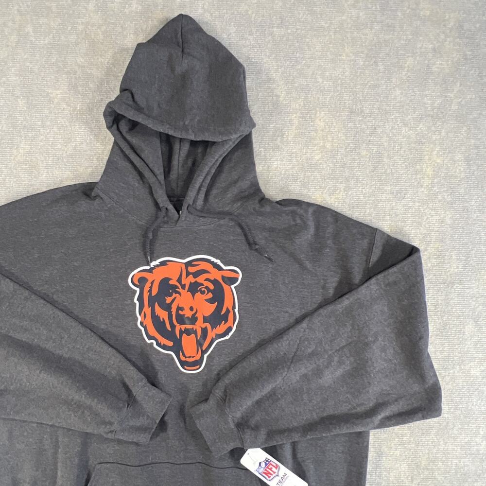 Chicago Bears Gray Men’s 2XL Hoodie NFL Team Apparel NWT- NFC North Champs